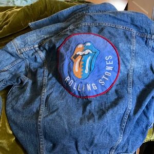 Vintage Rolling Stones jeans jacket